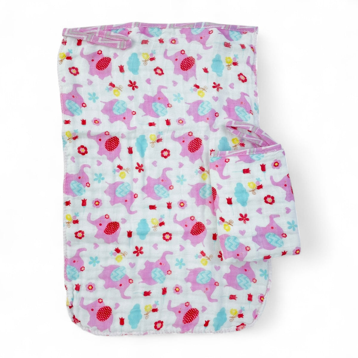 Pano De Boca Soft Dengo MinasRey Com Bainha Estampado 2 peças
