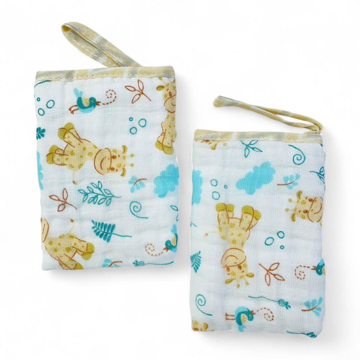 Pano De Boca Soft Dengo MinasRey Com Bainha Estampado 2 peças