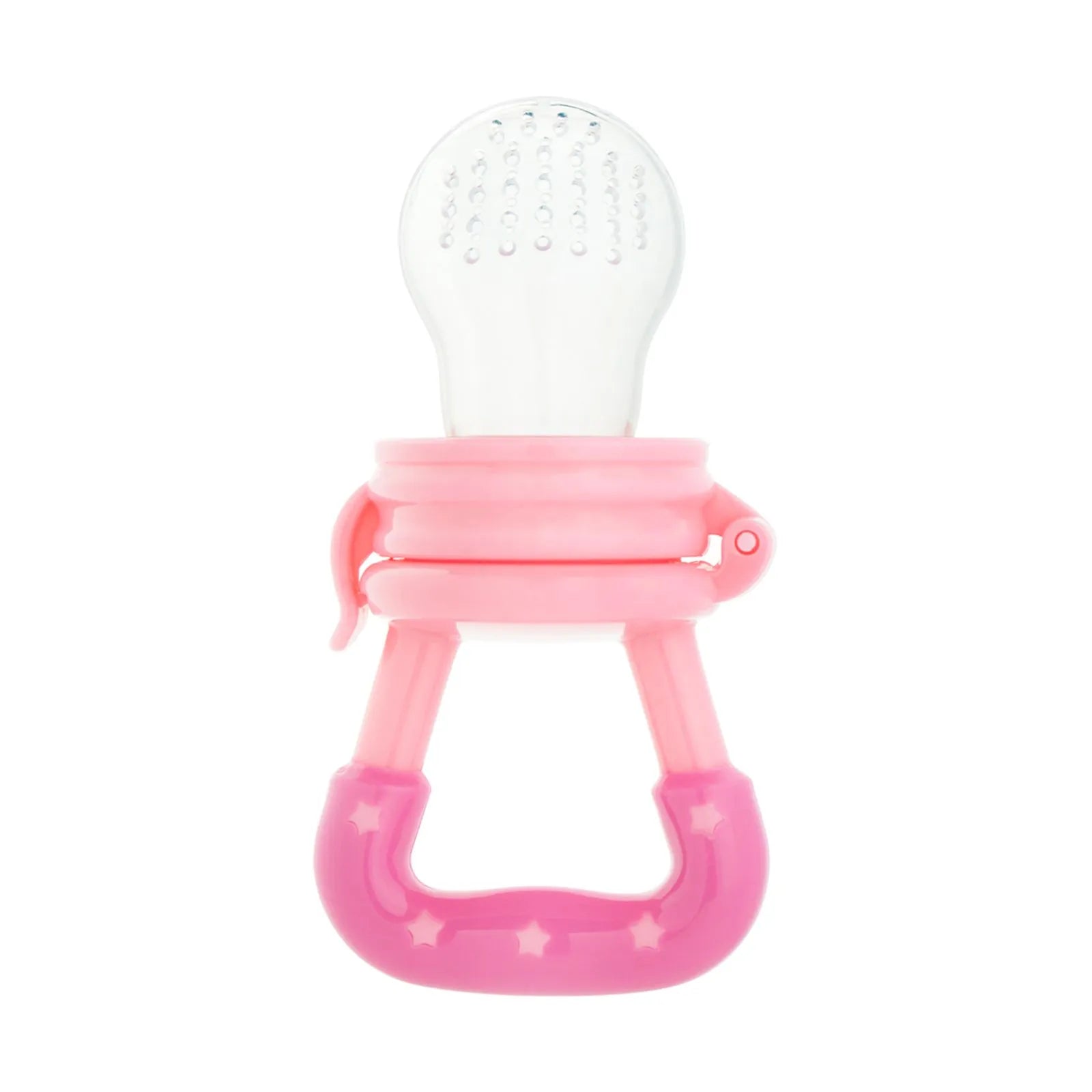 Porta Frutinhas Bebê Pimpolho Triangular Alimentadora Silicone +6 Meses