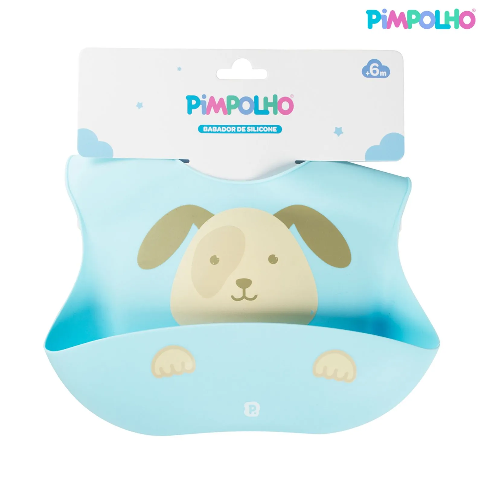 Babador de Silicone Pimpolho Infantil Ajustável Pega Migalhas