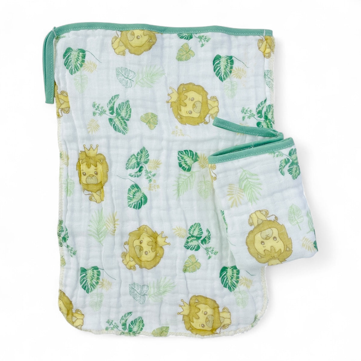 Pano De Boca Soft Dengo MinasRey Com Bainha Estampado 2 peças