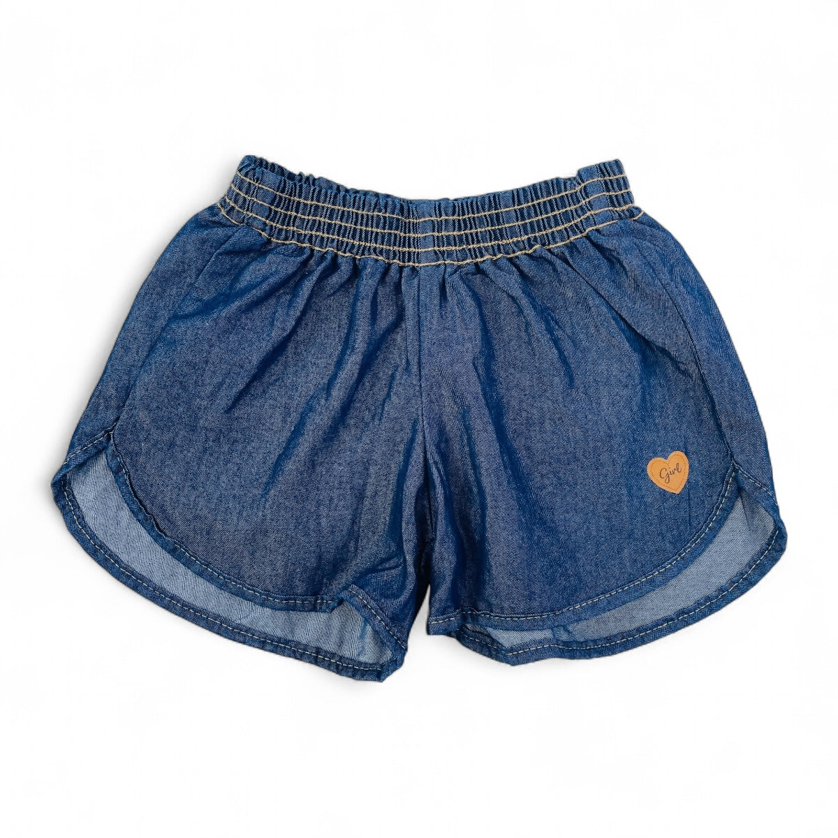 Short Infantil Feminino Pimentinha Confecções Sarja Leve