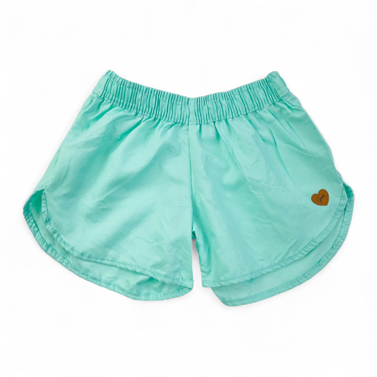 Short Tactel Feminino Liso Infantil e Juvenil  Verão para Praia e Piscina