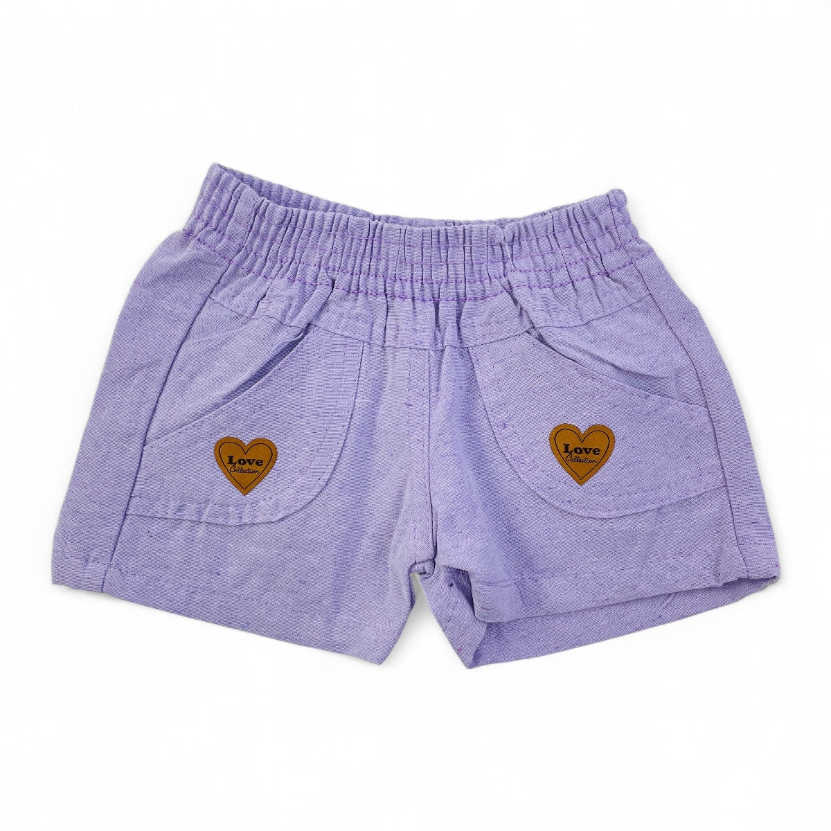 Shortinho Infantil Feminino Diversas Cores Pimentinha Confecções Linho Liso