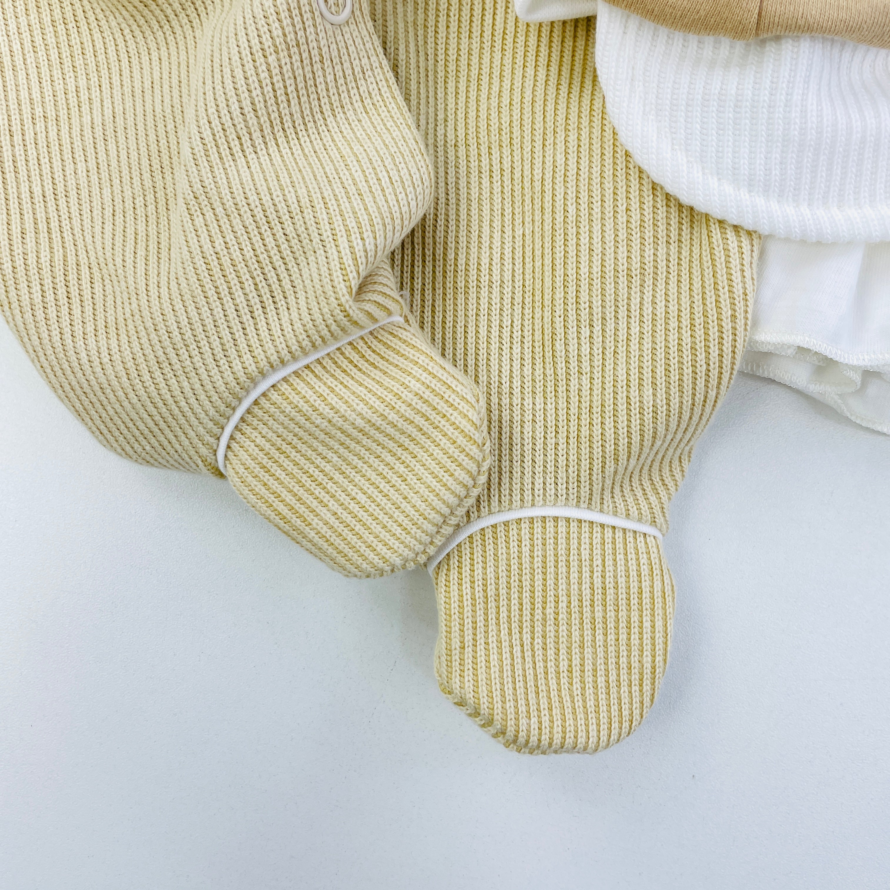 Saída De Maternidade Pipoquinhas Baby Menino Tricot Bichinhos Safari 4 Peças