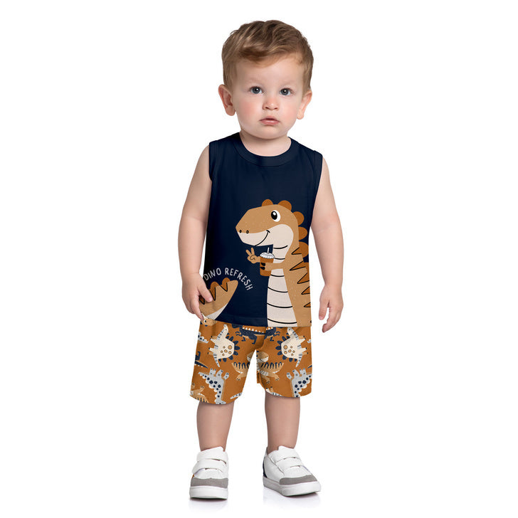 Conjunto Kyly Infantil Menino Dino Refresh