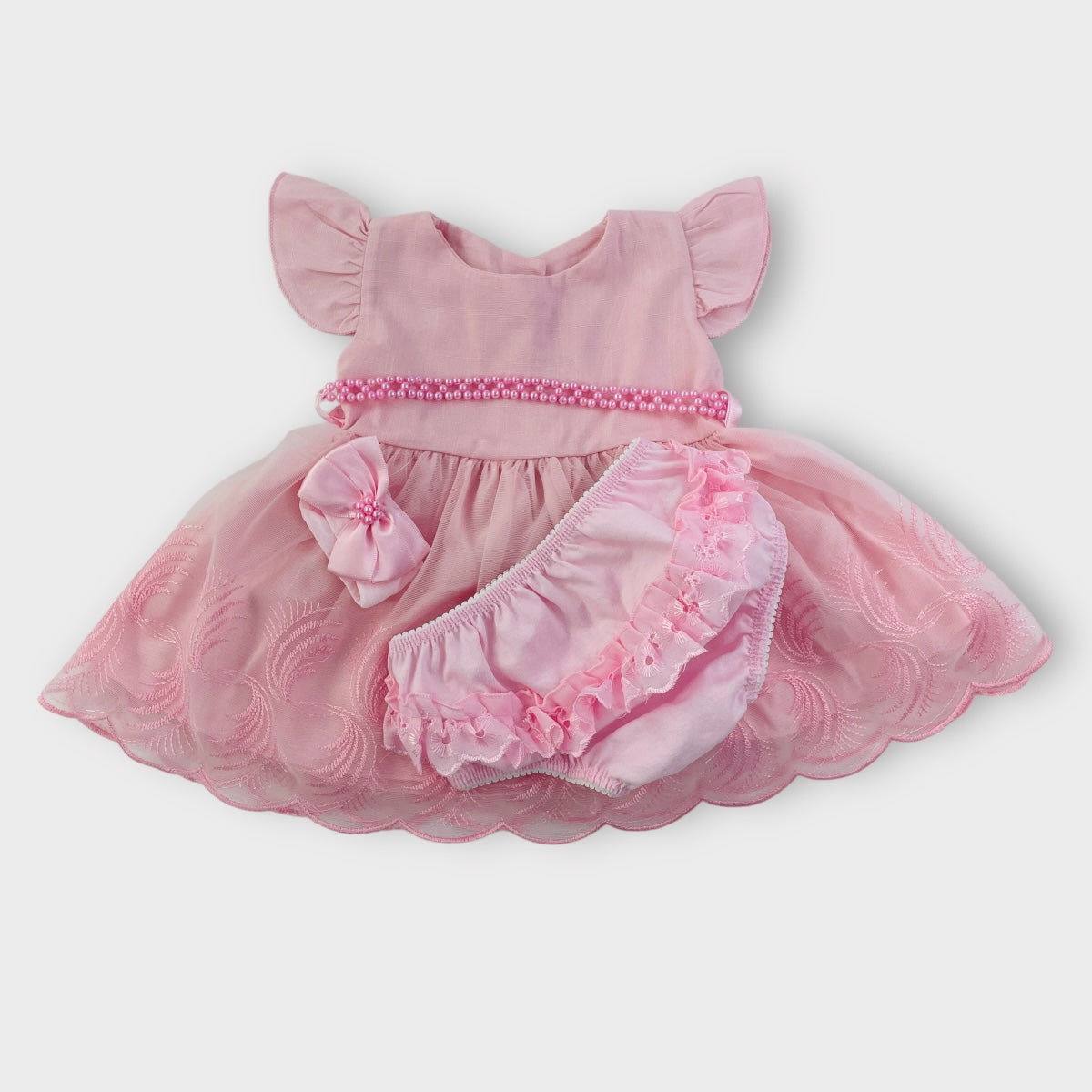 Saída Maternidade Djiele Renda Linda 4 Peças