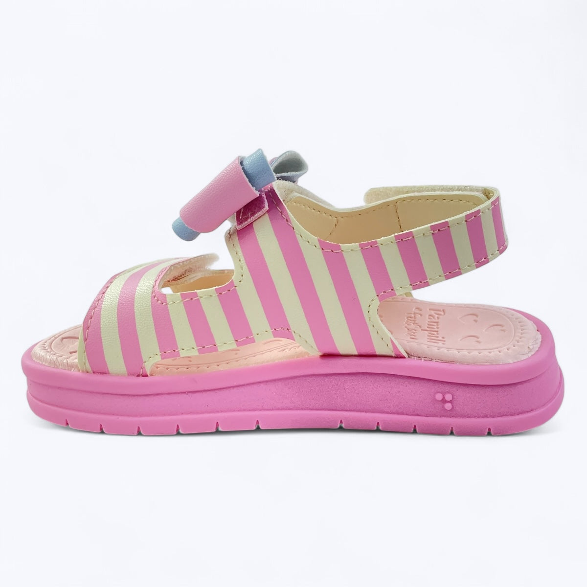 Sandália Infantil Feminina Pampili Petit Laço Anatômica Calce Fácil