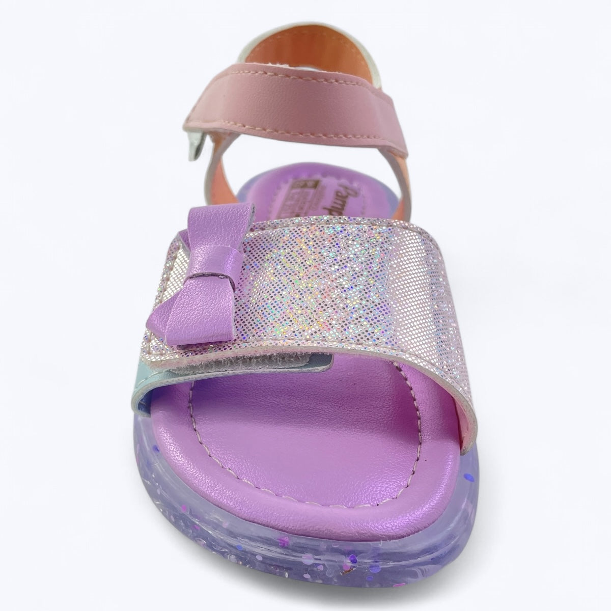 Sandália Papete Infantil Pampili Lulli LED Multicolor