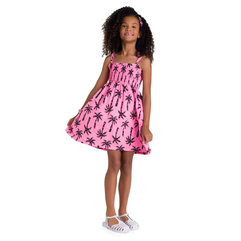 Vestido Infantil Coqueiros Kyly