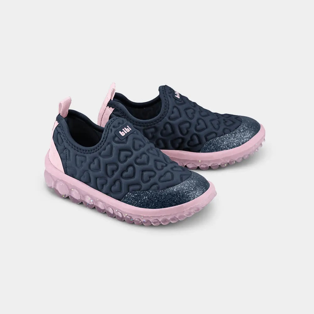 Tênis Infantil Bibi Roller 2.0 Coração Slip-On com Palmilha Fisiológica