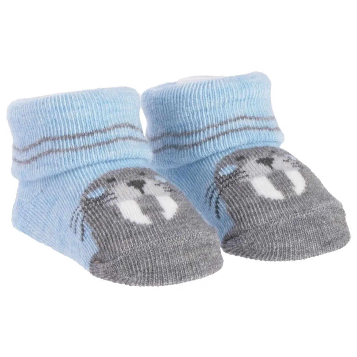 Kit Meia Masculina Pimpolho Rato e Leão Marinho Com 2 Pares RN