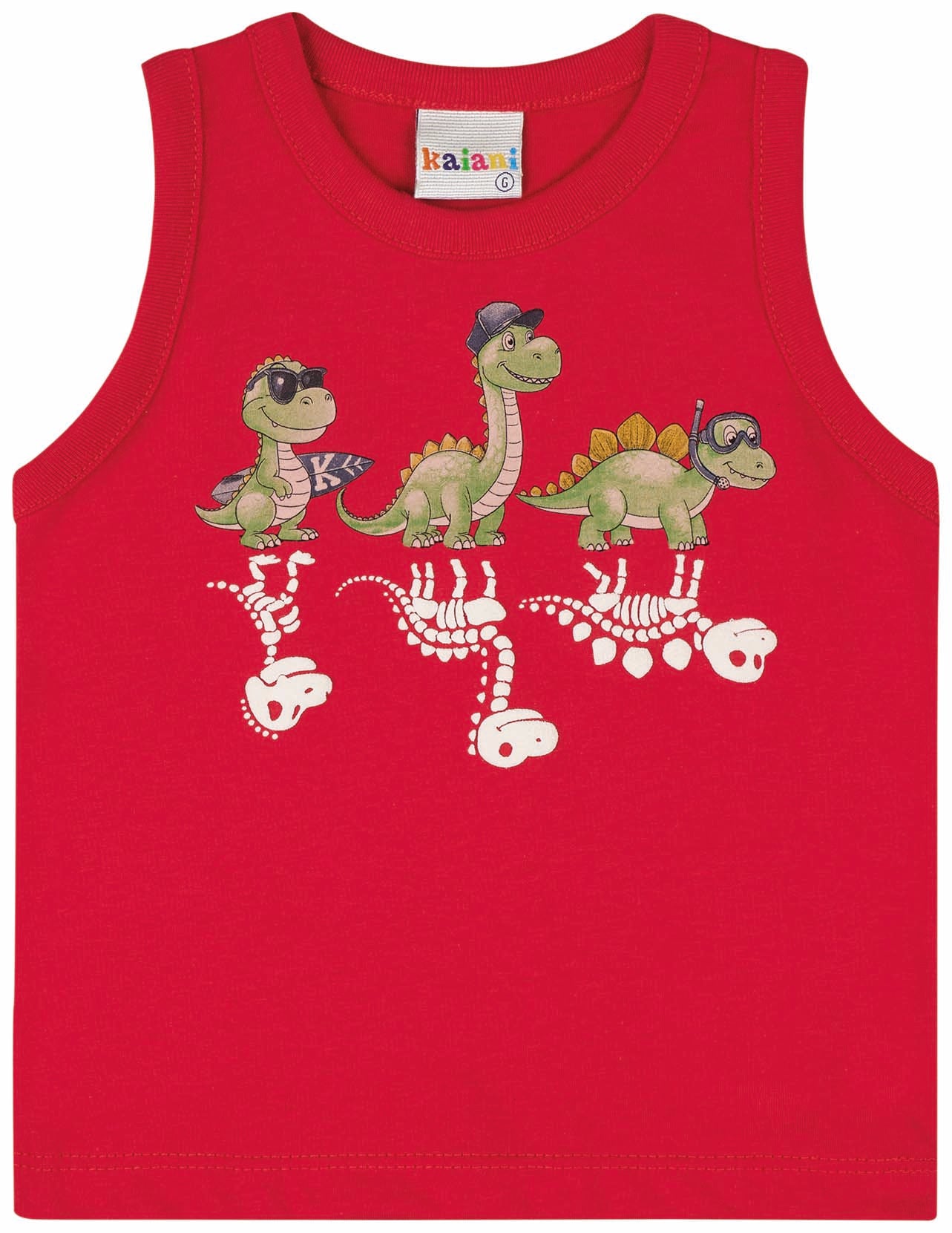 Conjunto Infantil Masculino Kaiani Dinossauros – Conforto e Estilo para o Dia a Dia