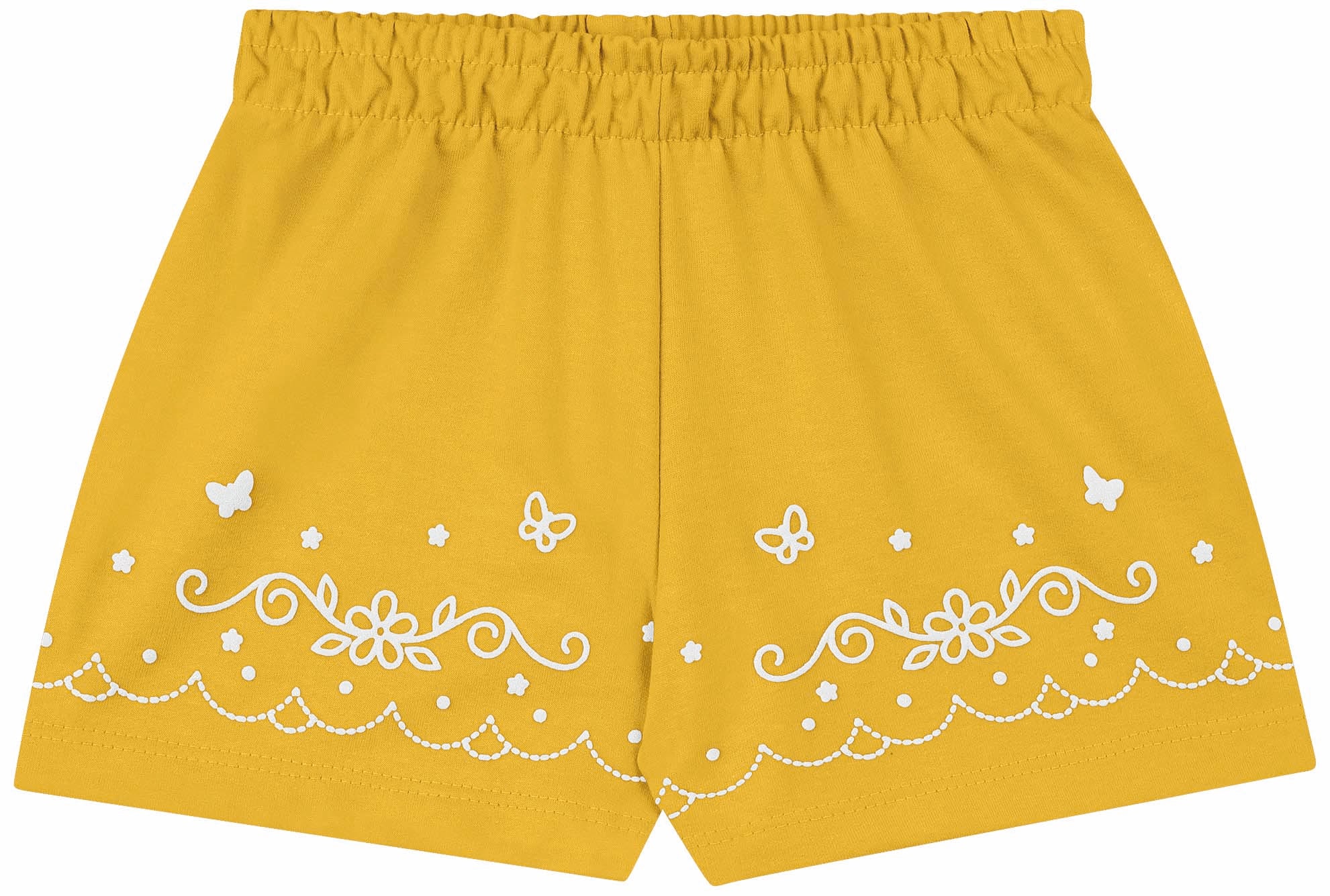 Conjunto Infantil Feminino Tiny Joy Florzinhas – conforto e delicadeza para o dia a dia