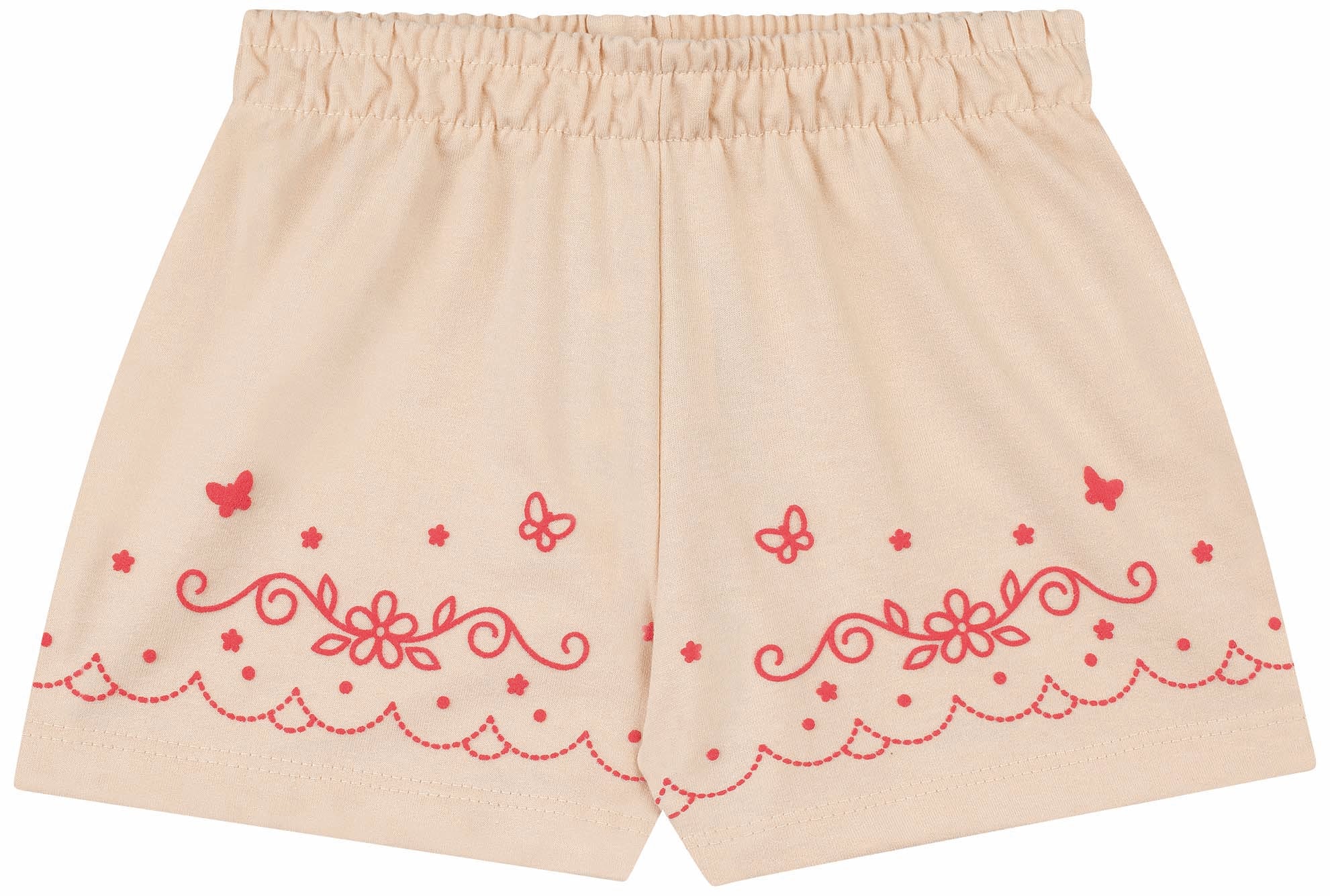 Conjunto Infantil Feminino Tiny Joy Florzinhas – conforto e delicadeza para o dia a dia