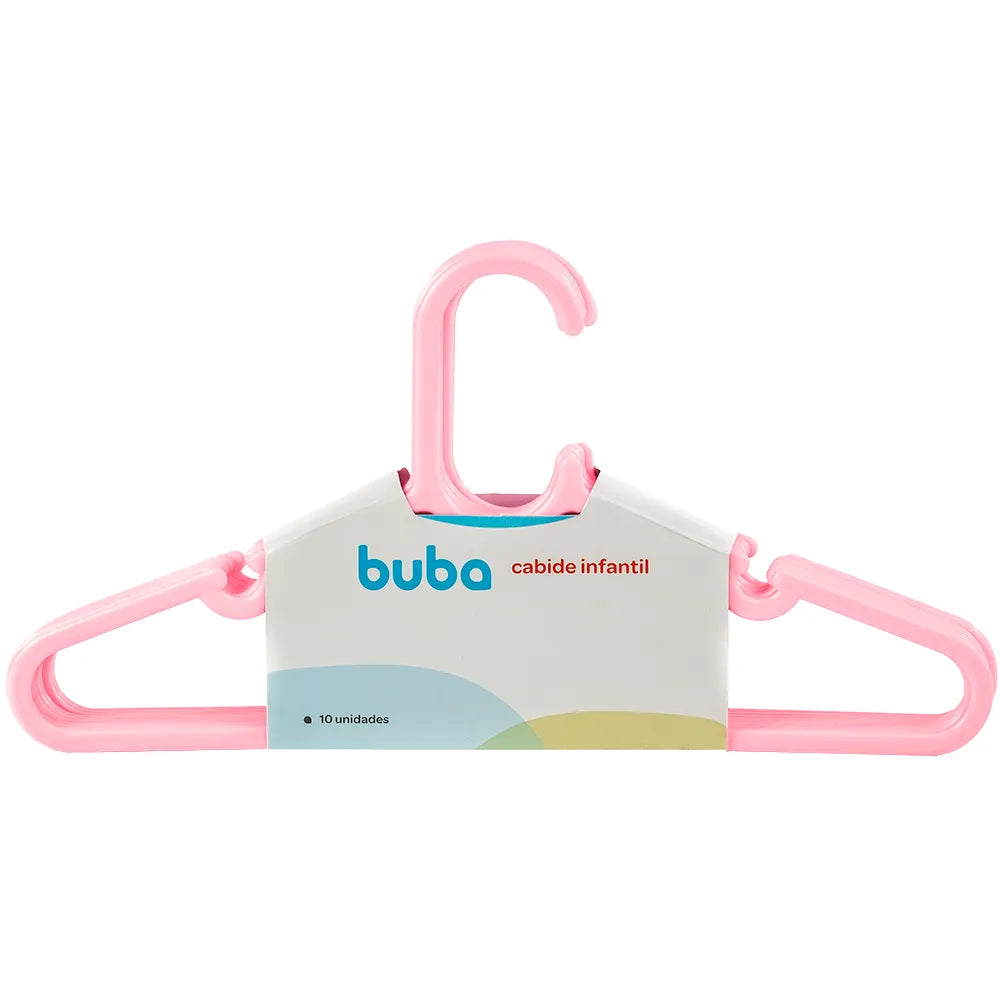 Cabide Infantil Buba Baby com 10 Unidades