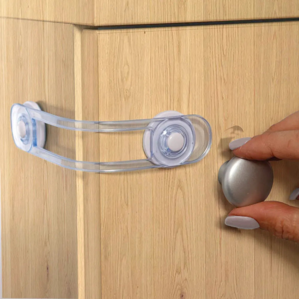 Kit Travas Flexíveis Multiuso Buba para Gavetas e Portas Tamanho G 2 Unidades