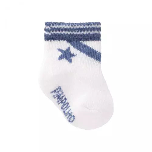 Meia Cano Alto Zero Masculina Pimpolho Colorida para Bebê