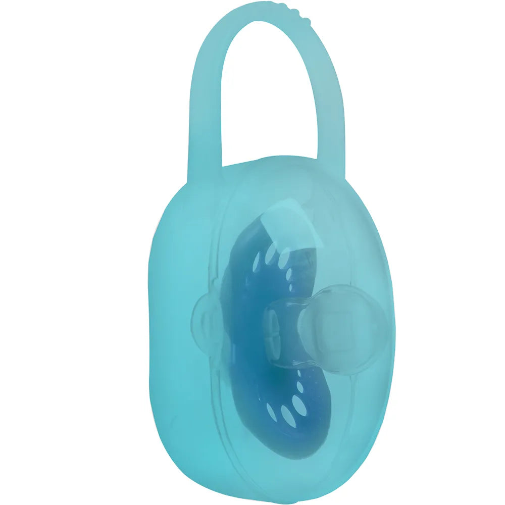 Porta-Chupeta Infantil Buba Transparente com Alça BPA Free