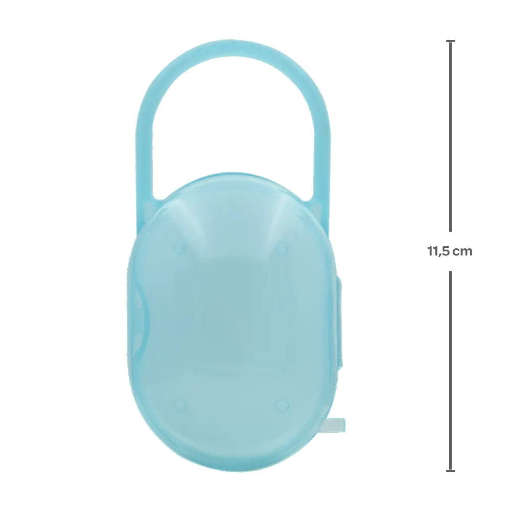 Porta-Chupeta Infantil Buba Transparente com Alça BPA Free