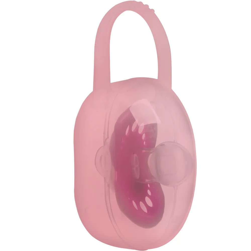 Porta-Chupeta Infantil Buba Transparente com Alça BPA Free