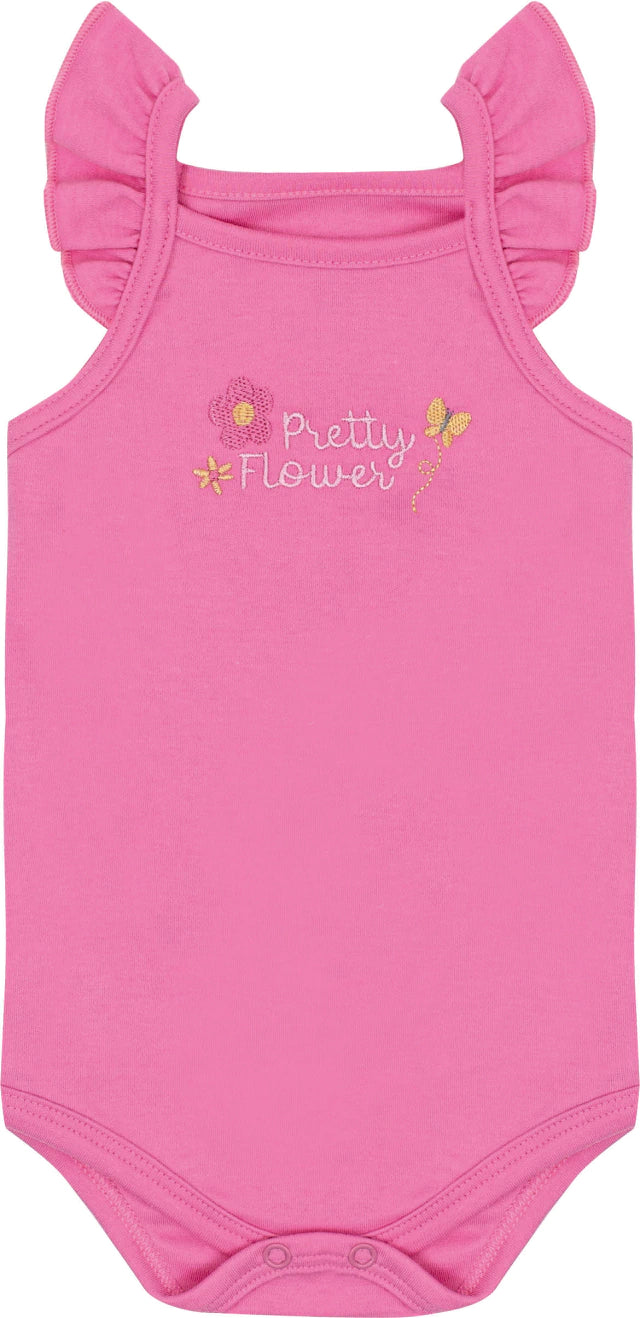 Conjunto Bebê Menina Kiko Baby Pretty Flower - Body e Short estampado