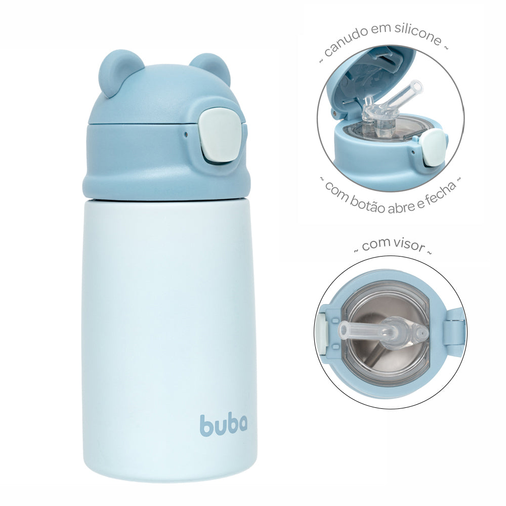 Garrafa Térmica Buba Ursinho Parede Dupla 3+