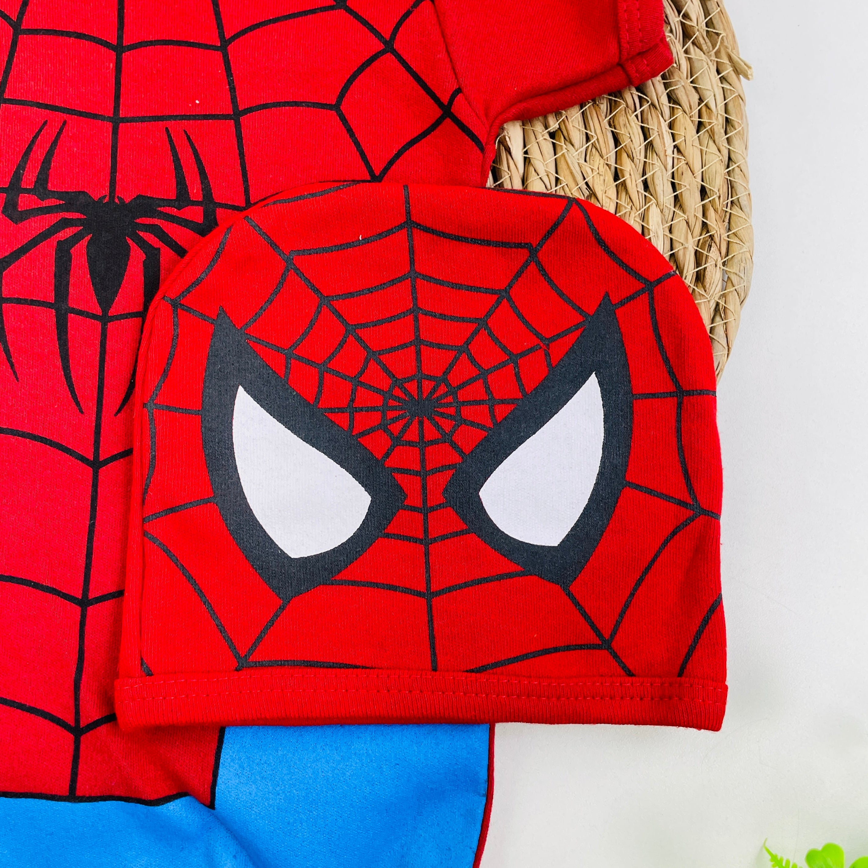 Conjunto  Body + Touca Homem Aranha