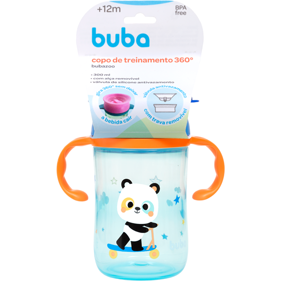 Copo De Treinamento 360 Buba Zoo Pandinha +12M - 300ML