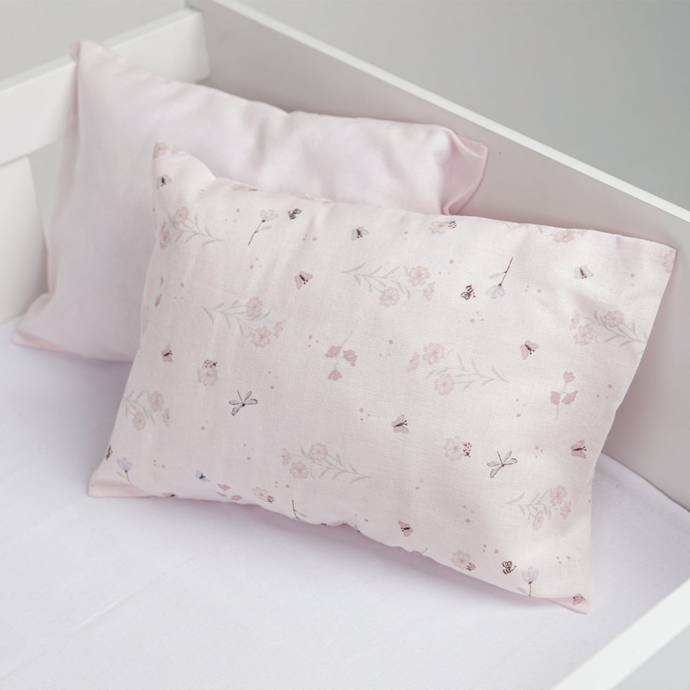 Kit de Enxoval 4 pçs Flores no Jardim - Cama e Banho Básico