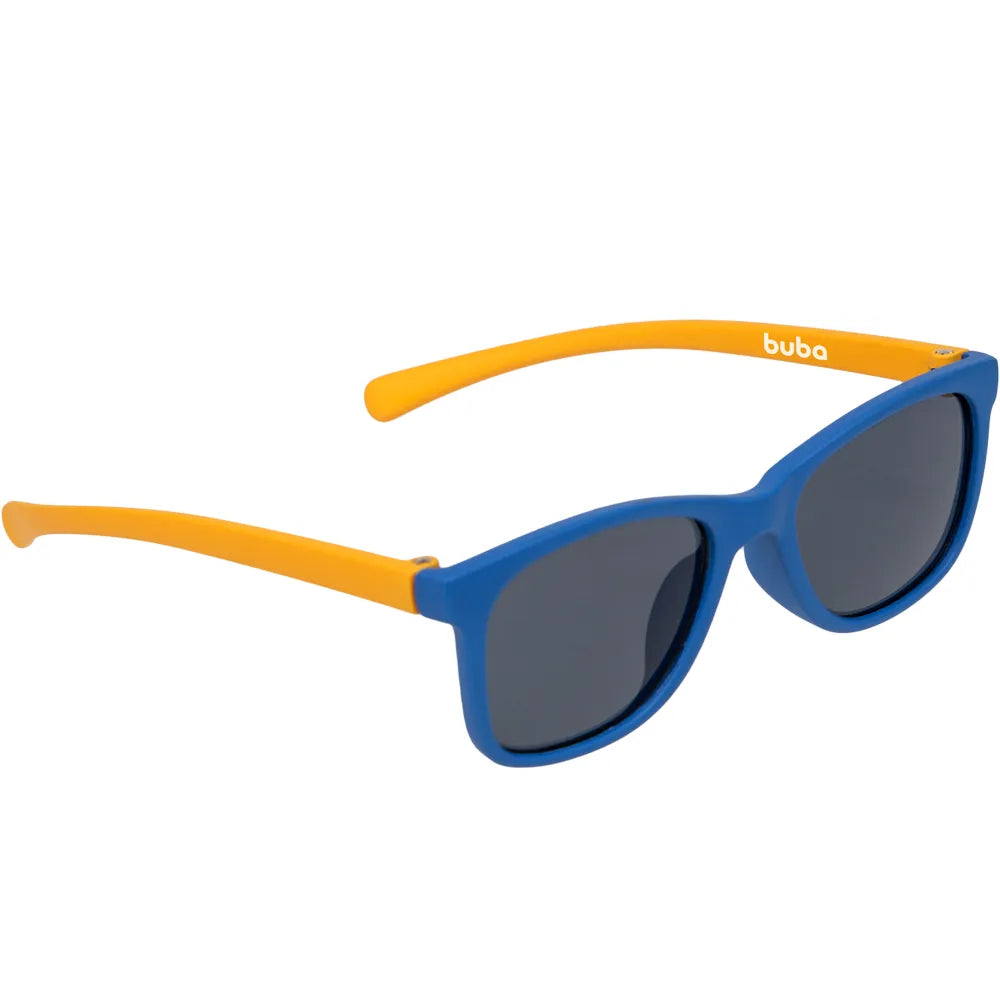 Óculos de Sol Infantil Buba Azul com Armação Flexível e Proteção UVA/UVB