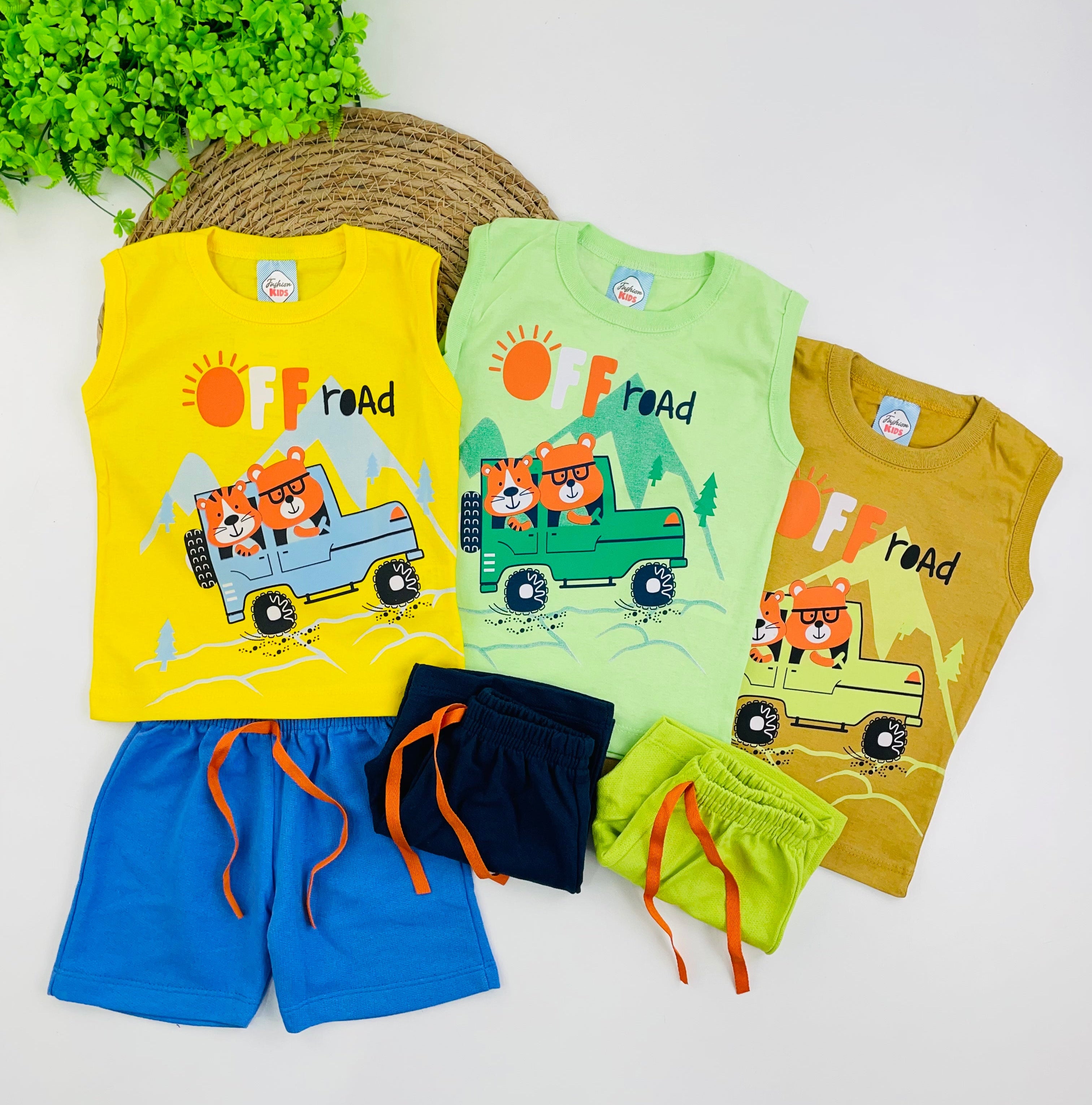 Conjunto Masculino Fashion Kids Off Road