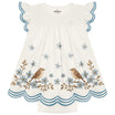 Vestibody Infantil Bebê Milon Pássaro no Jardim