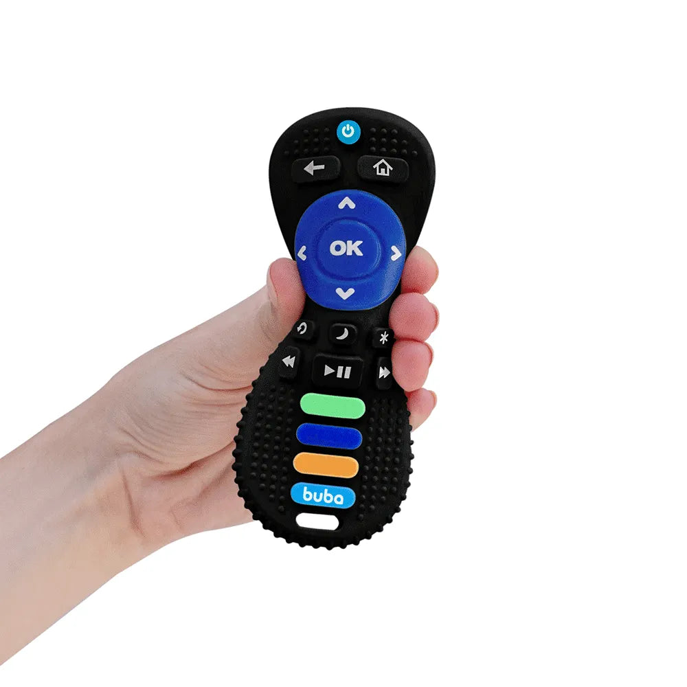 Mordedor Infantil Buba Controle Remoto em Silicone com Texturas 4M+