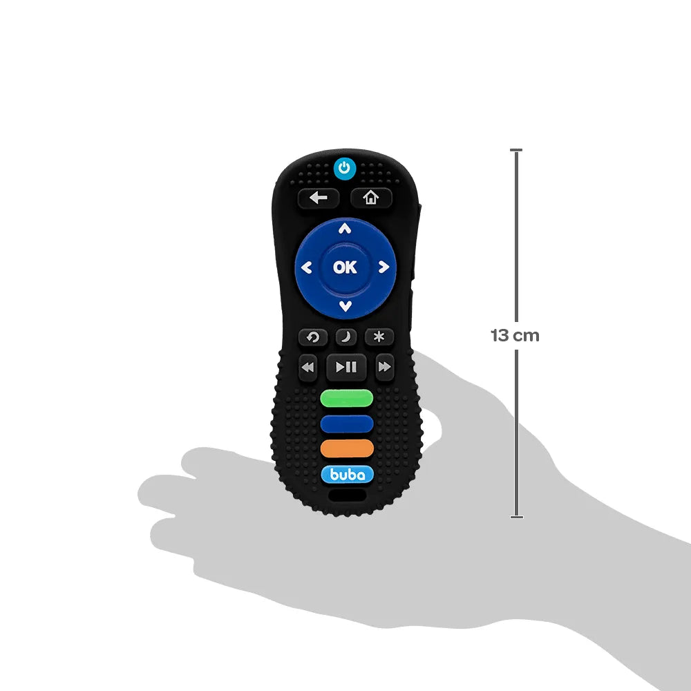 Mordedor Infantil Buba Controle Remoto em Silicone com Texturas 4M+