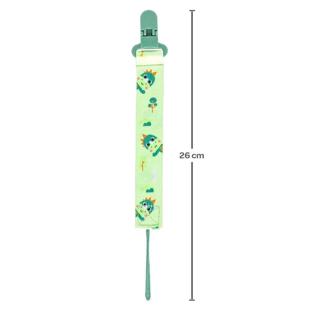Prendedor de Chupeta Infantil Buba Zoo +3M Livre de BPA