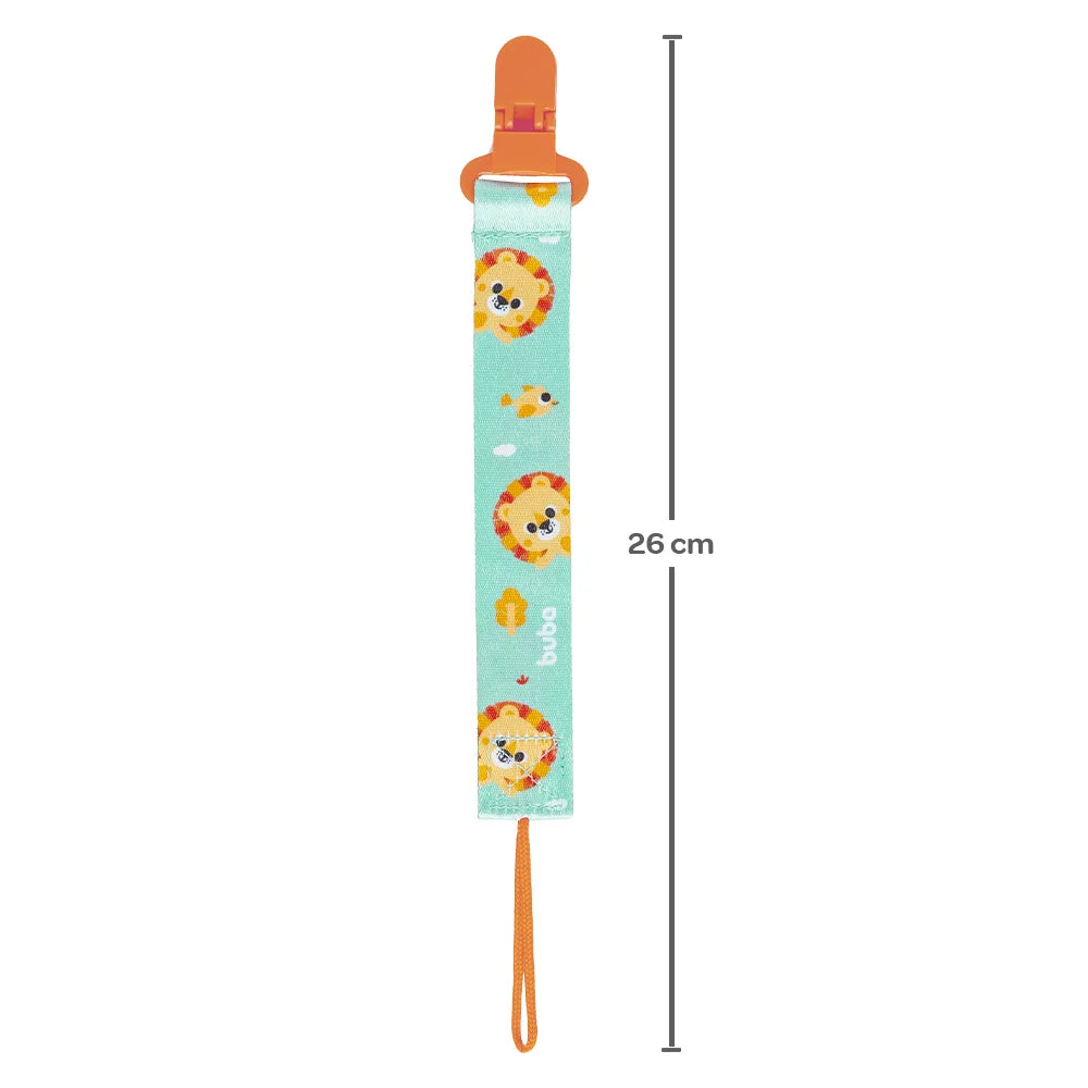 Prendedor de Chupeta Infantil Buba Zoo +3M Livre de BPA