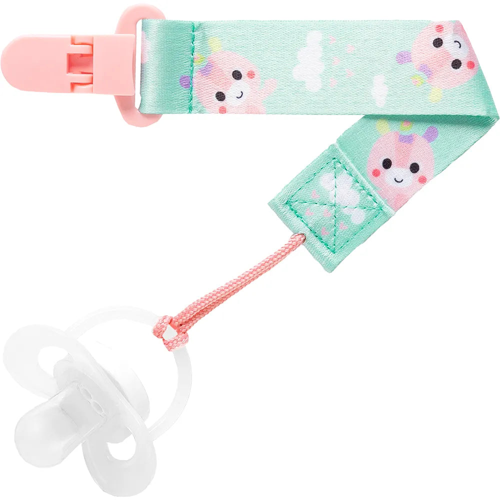 Prendedor de Chupeta Infantil Buba Zoo +3M Livre de BPA