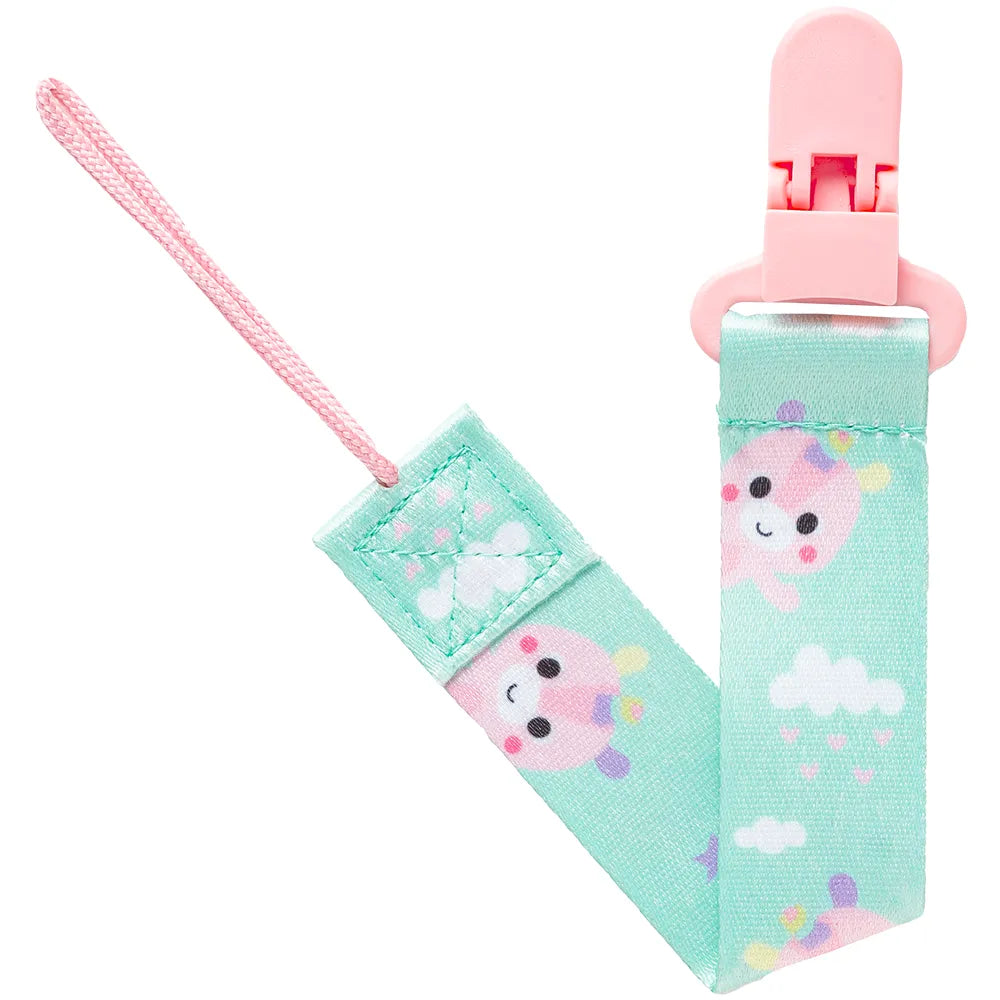 Prendedor de Chupeta Infantil Buba Zoo +3M Livre de BPA