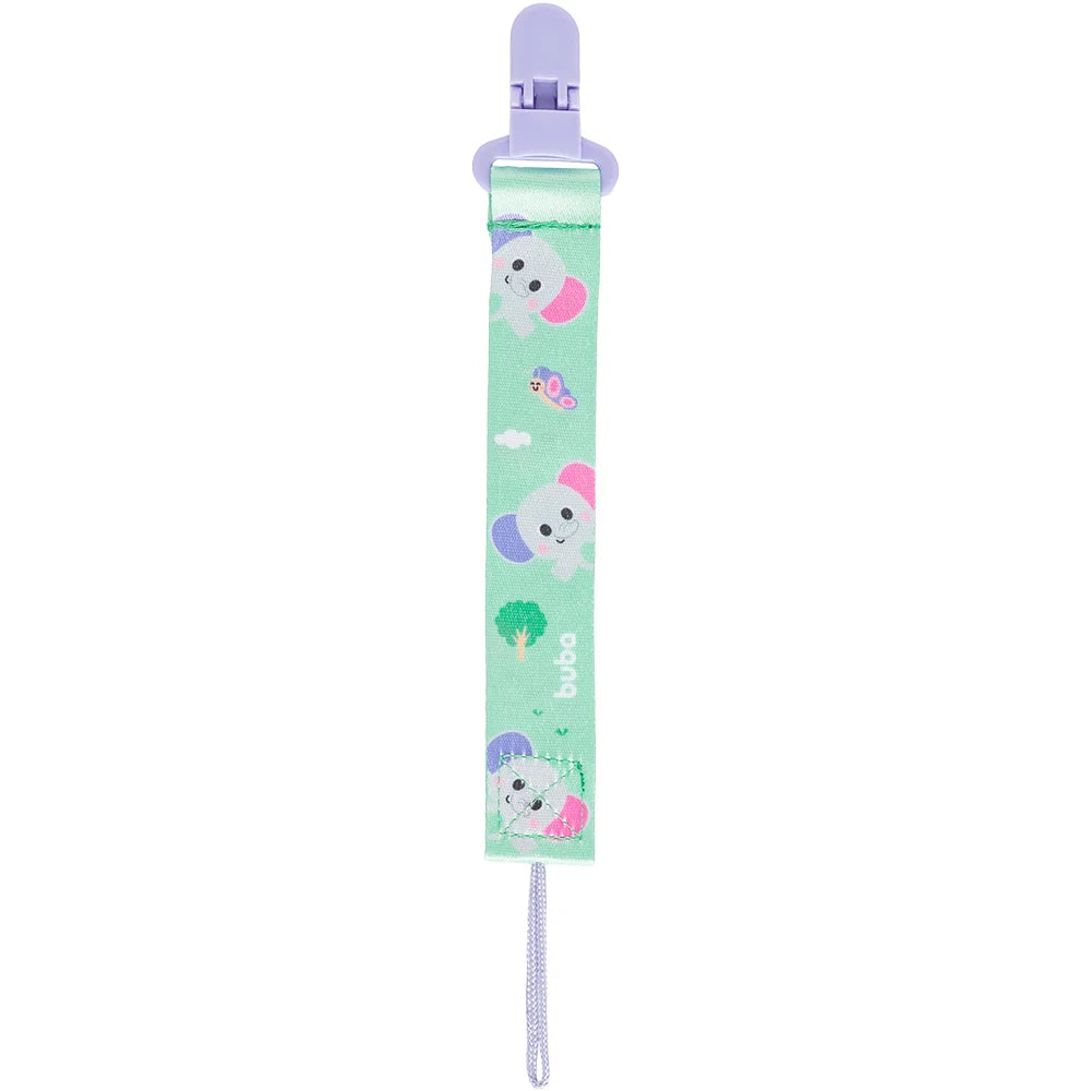 Prendedor de Chupeta Infantil Buba Zoo +3M Livre de BPA