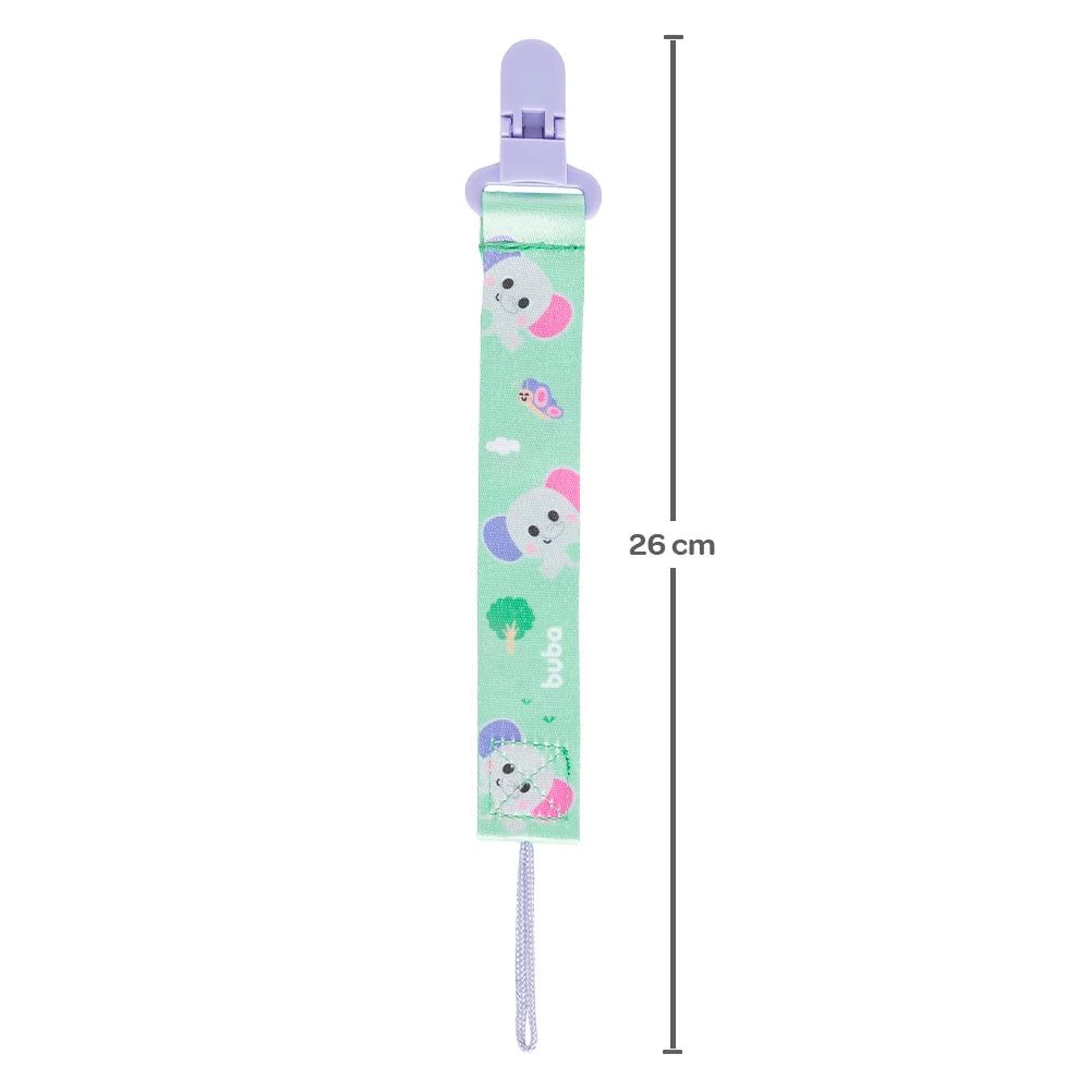 Prendedor de Chupeta Infantil Buba Zoo +3M Livre de BPA