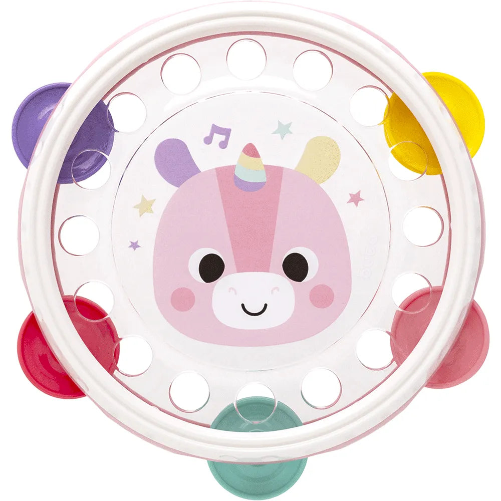 Meu Primeiro Pandeiro Buba Zoo Instrumento Musical Infantil 12 Meses+