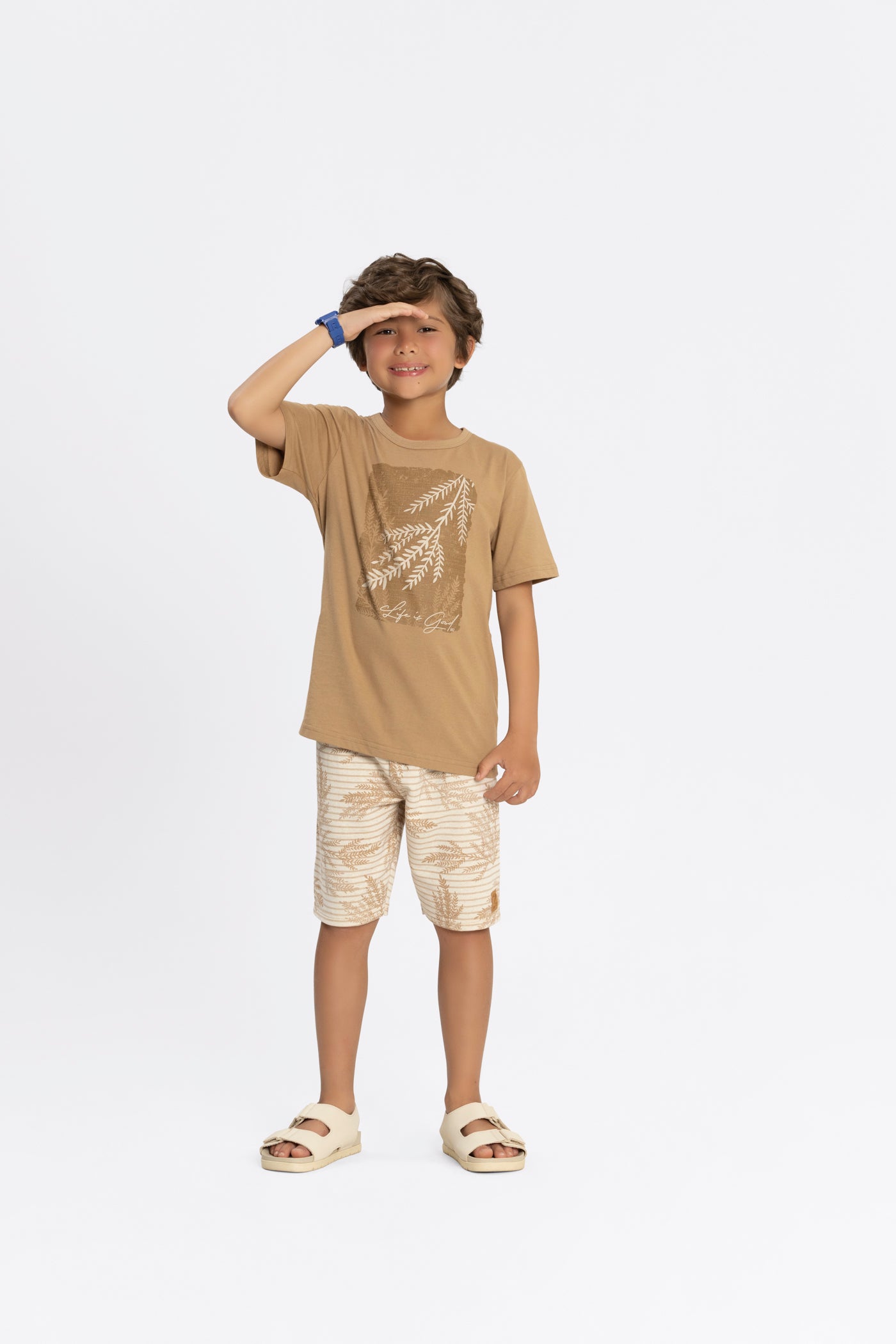 Conjunto Alakazoo Infantil Menino Life Is Good