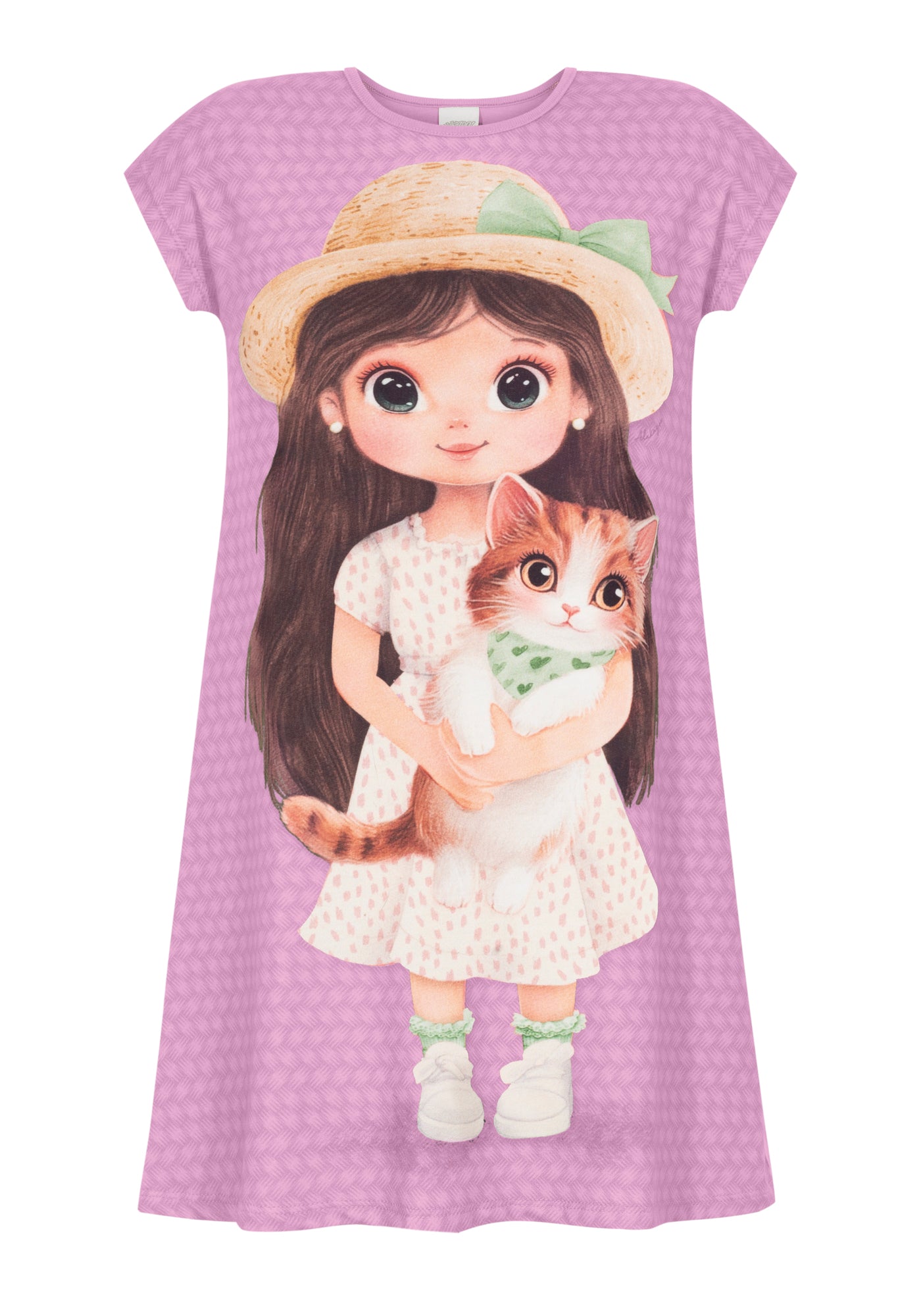 Vestido Alakazoo Infantil Menina e o Gatinho