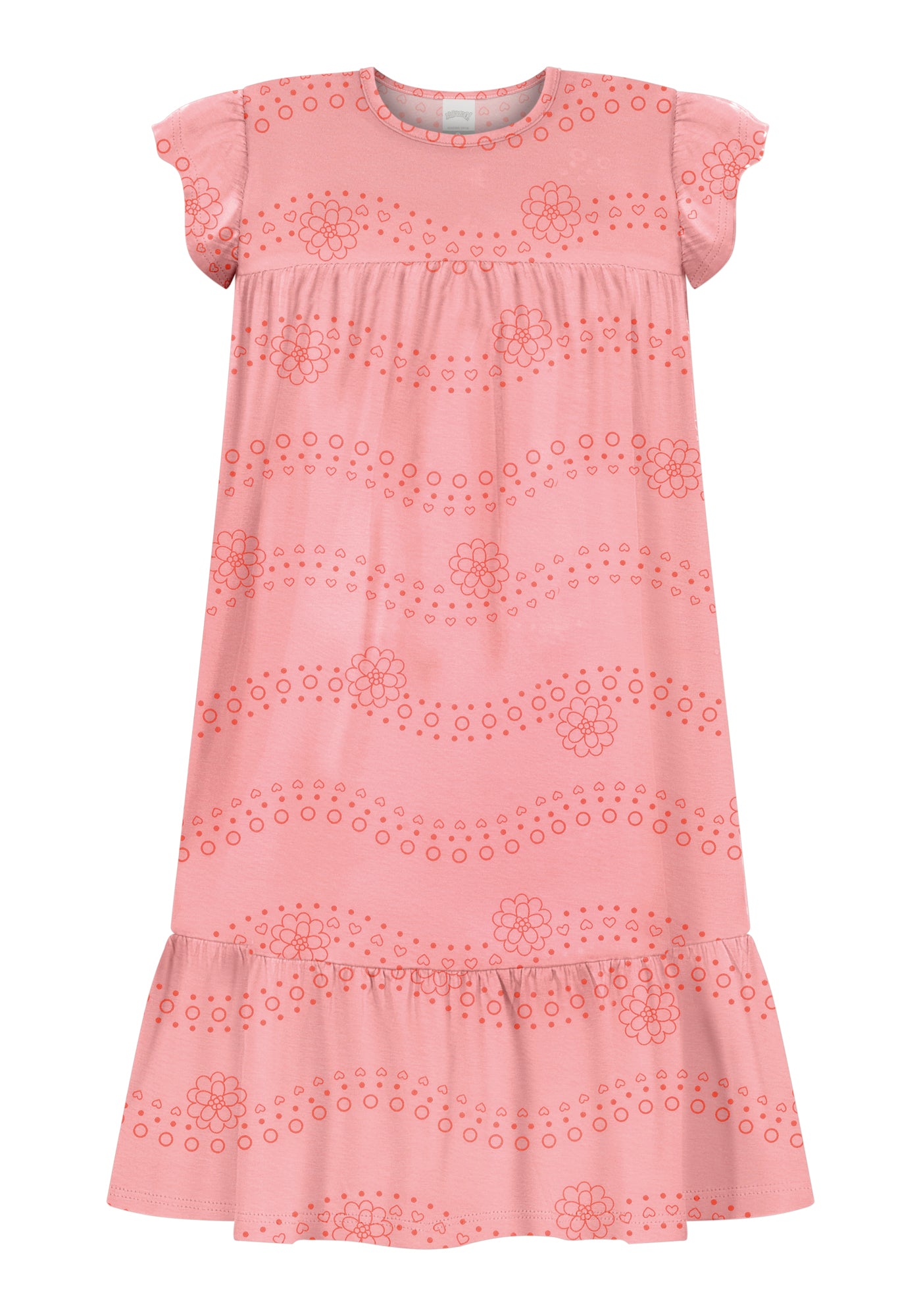 Vestido Alakazoo Infantil Menina Flor Delicada