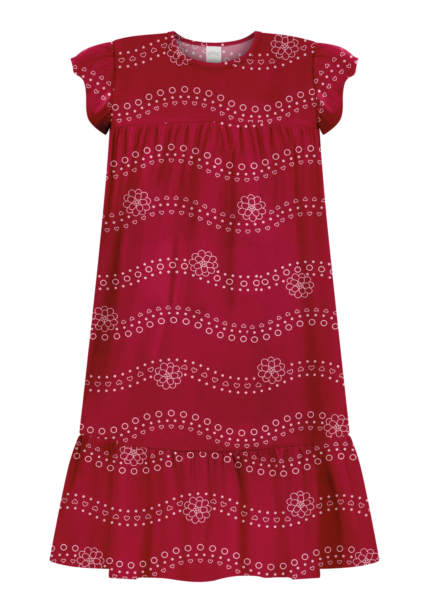 Vestido Alakazoo Infantil Menina Flor Delicada