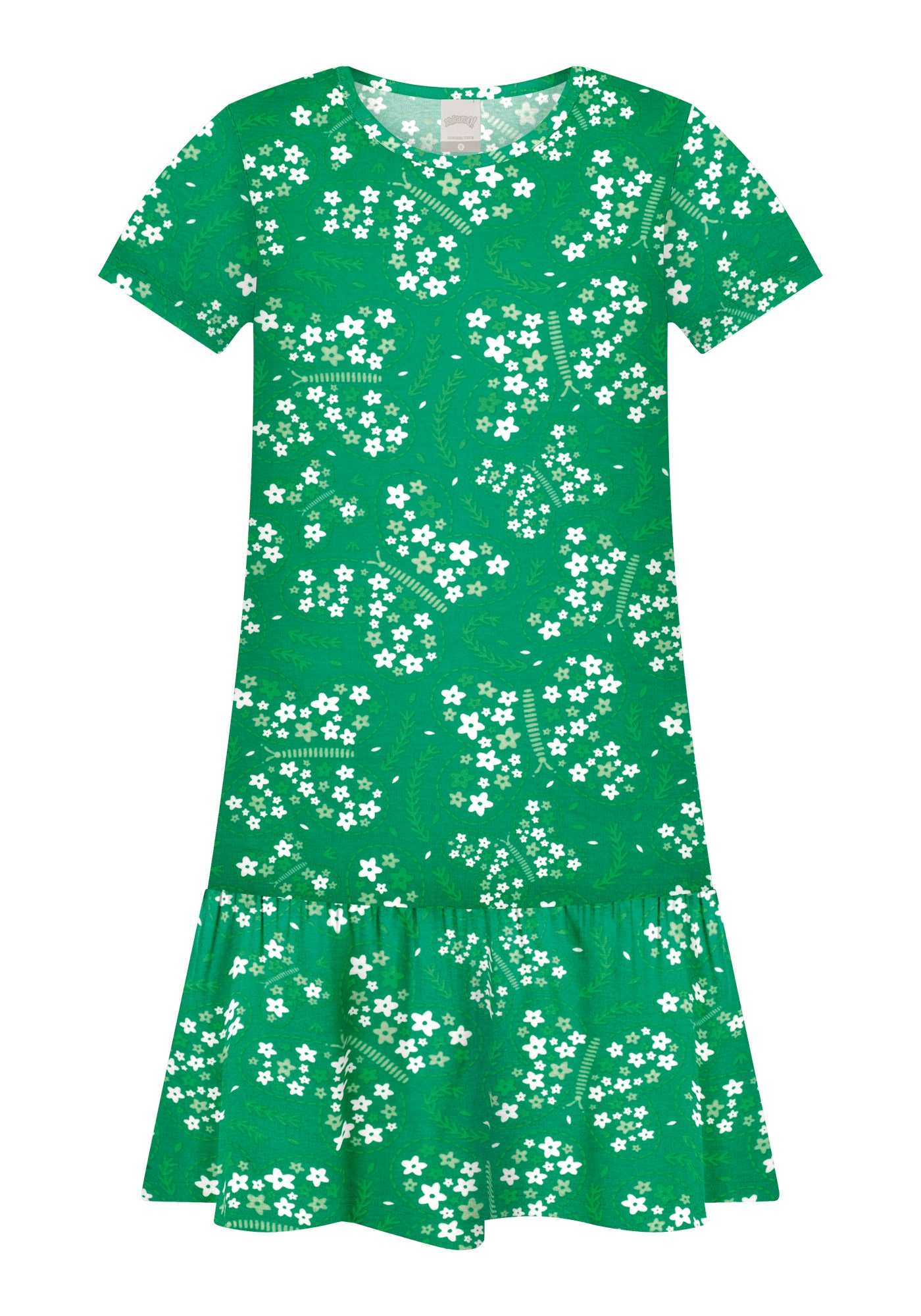 Vestido Alakazoo Borboletas E Florzinhas