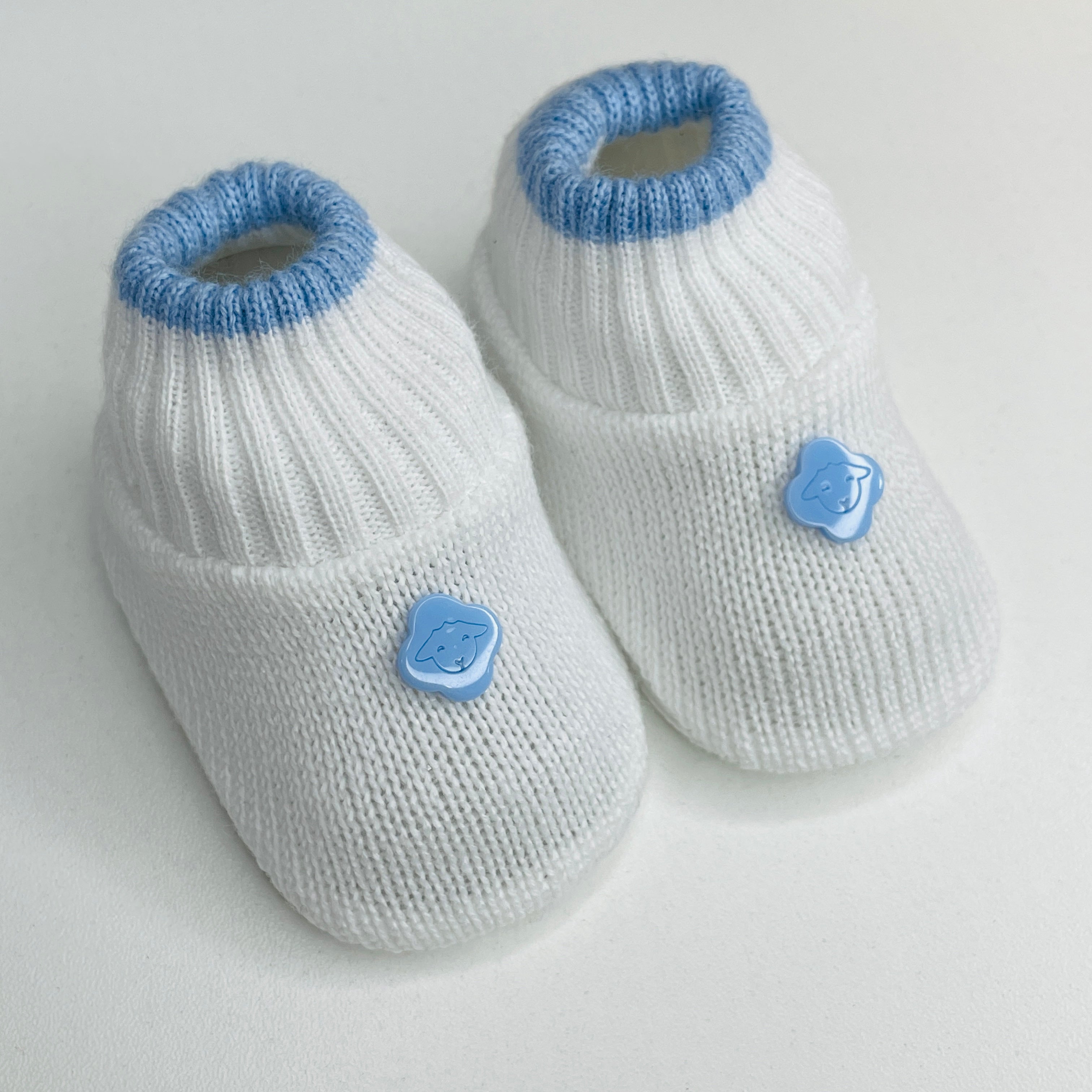 Sapatinho Bebe Tricot Listras