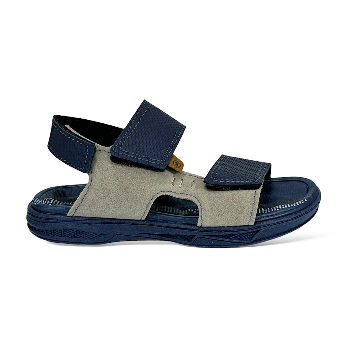 Sandália Papete Infantil Masculina Molekinho Fecho Triplo