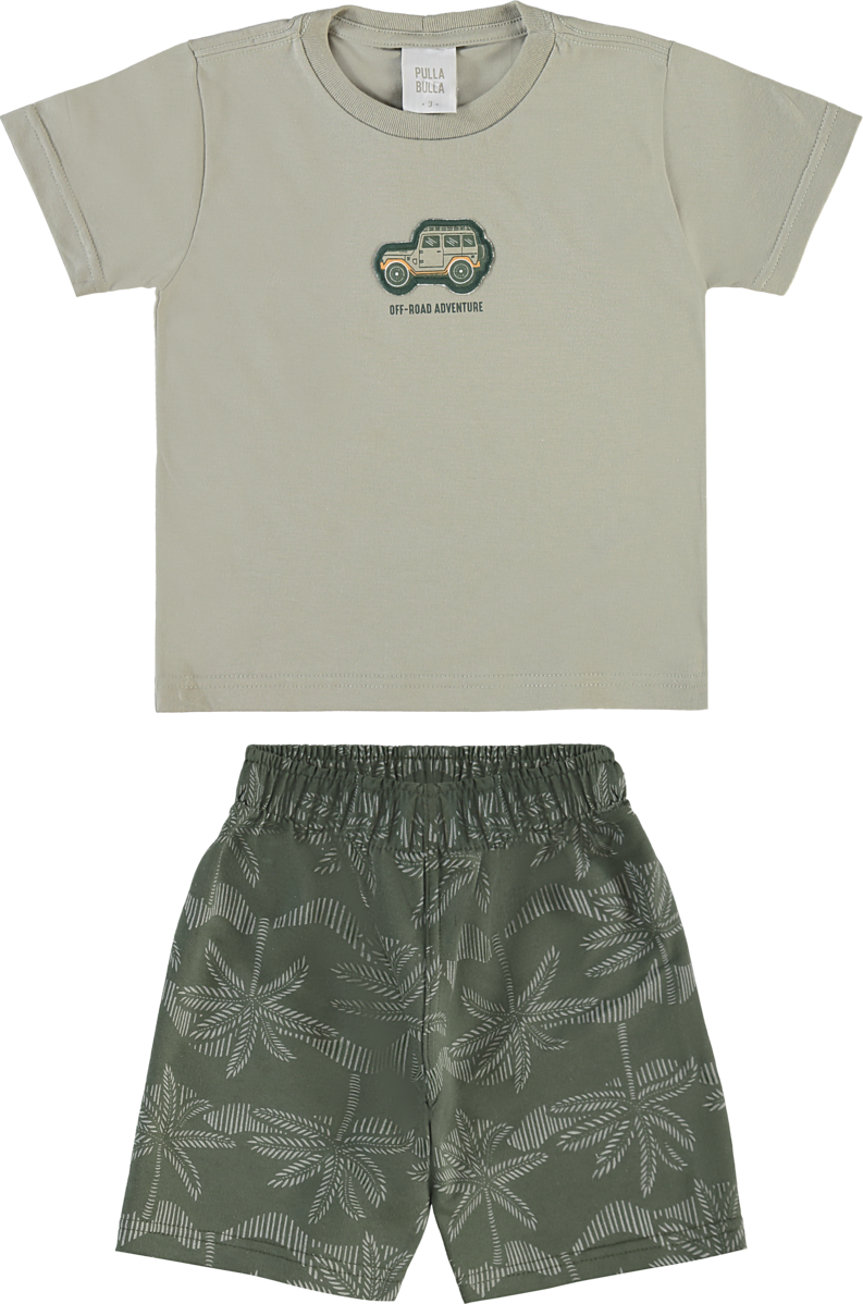 Conjunto Infantil Masculino Pulla Bulla Off Road Adventure – Conforto e Estilo para Explorar o Dia